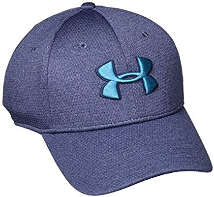 Amazon.com: Under Armour Men's Heathered Blitzing Cap, Midnight Navy (410)/Bayou Blue, Medium/Large: Sports & Outdoors帽子