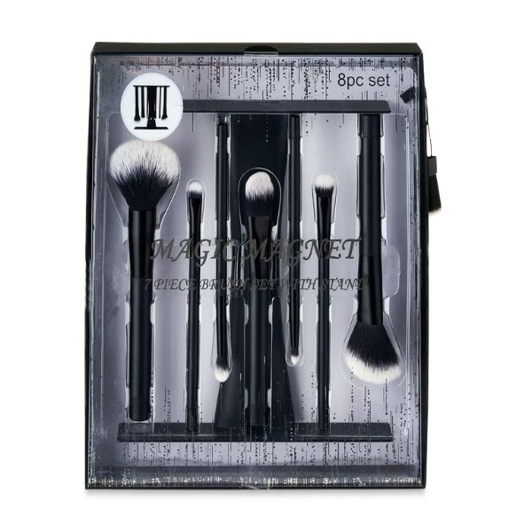 Premium Professional Cosmetic Magnet Brush Gift Set with Standing Holder
