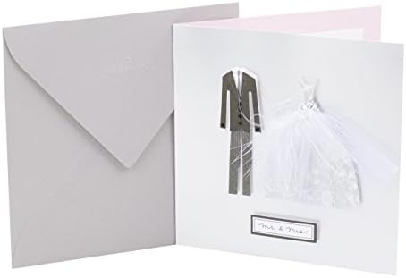 Amazon.com: Hallmark Signature Wedding Card, Mr. and Mrs. (0699RZH4038) : Everything Else