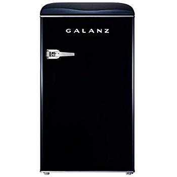Amazon.com: Galanz 小型复古冰箱（红色，黑色）