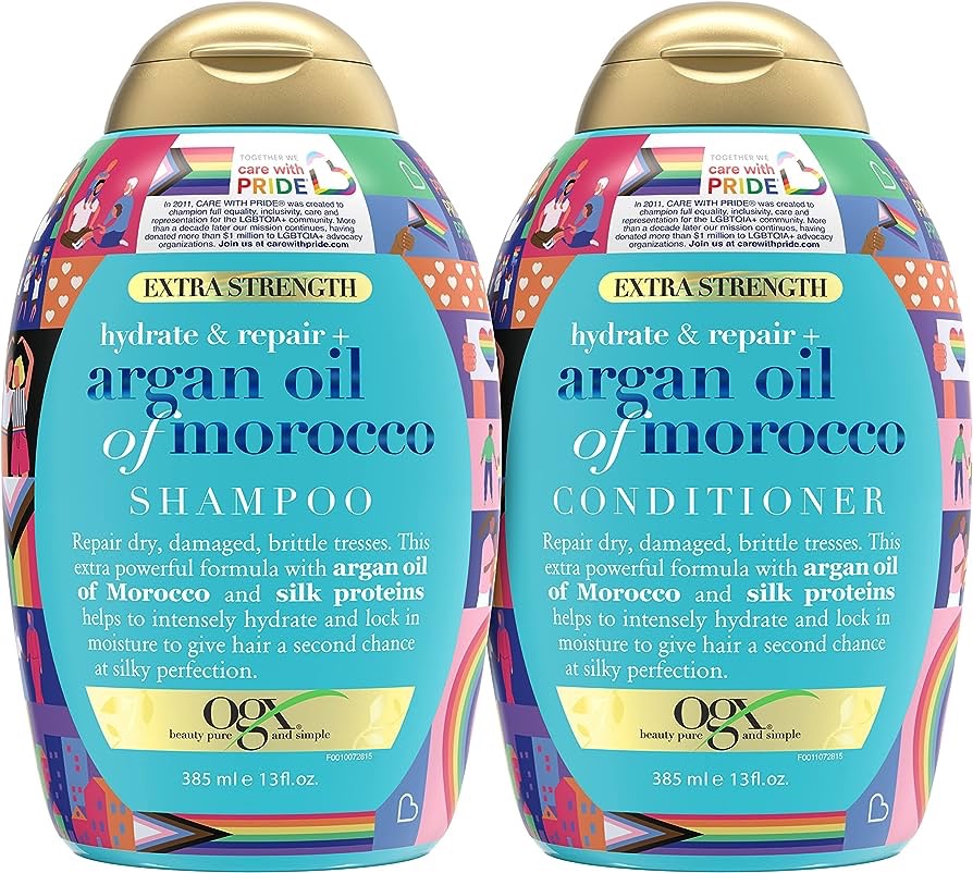 Amazon.com: OGX Argan Oil of Morocco Extra Strength Shampoo & Conditioner, 2 Pack : Beauty & Personal Care
