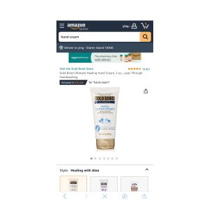 $3.97 Amazon.com: Gold Bond Ultimate Healing Hand Cream, 3 oz., Lasts Through Handwashing