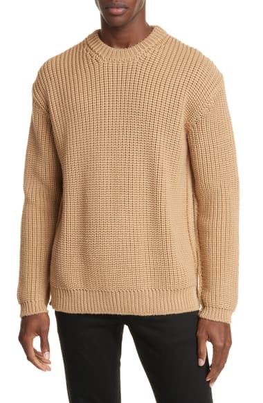 Bottega Veneta 羊毛衣Crewneck Cable Mouliné Wool Sweater | Nordstrom