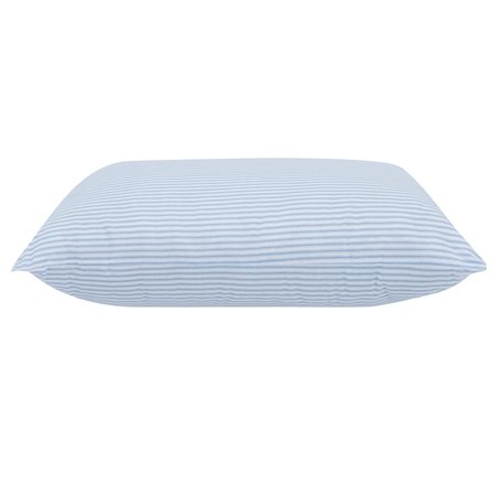 Mainstays HUGE Pillow 20" x 28" in Blue and White Stripe