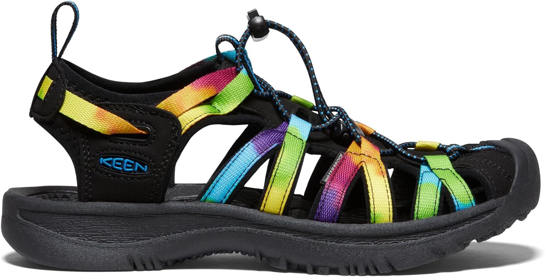Amazon.com | KEEN Women's Whisper Closed Toe Sport Sandals, Original Tie Dye, 8 | Sport Sandals & Slides