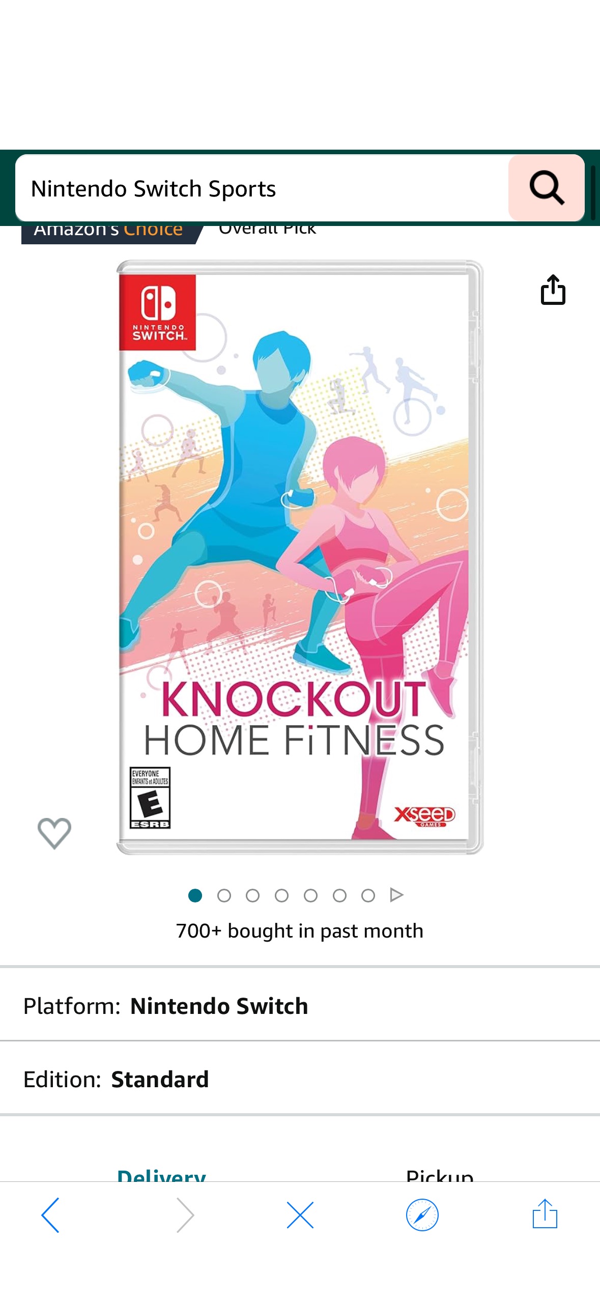 Amazon.com: Knockout Home Fitness - Nintendo Switch : Marvelous USA Inc: Everything Else