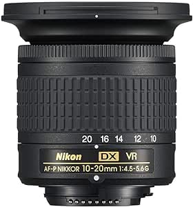 Amazon.com : Nikon AF-P DX NIKKOR 10-20mm f/4.5-5.6G VR Lens Black : Electronics