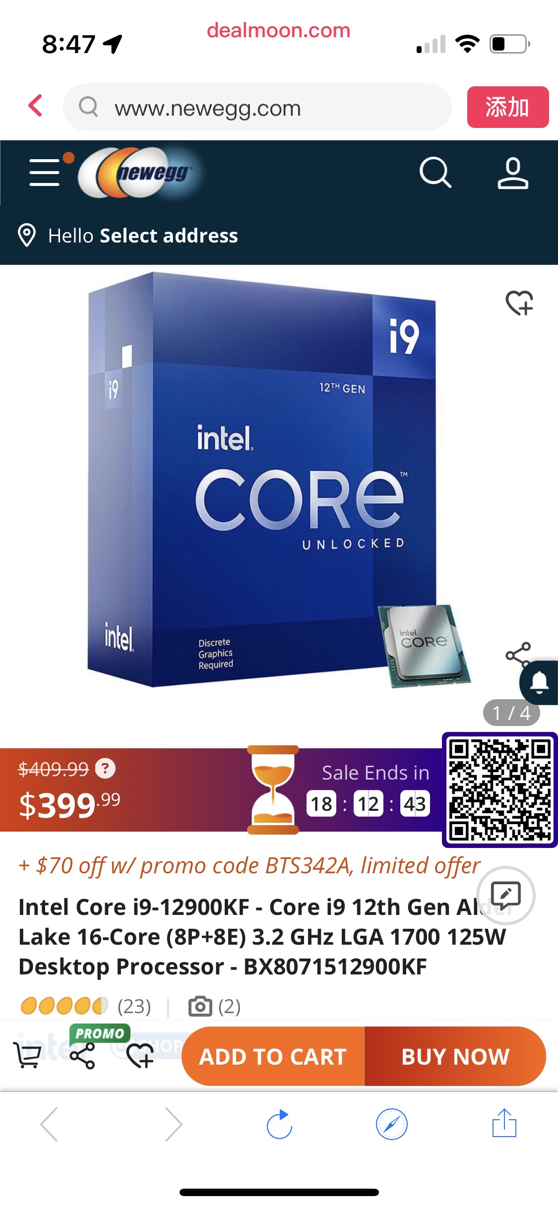 Intel Core i9-12900KF - Core i9 12th Gen Alder Lake 16-Core (8P+8E) 3.2 GHz LGA 1700 125W Desktop Processor - BX8071512900KF Processors - Desktops - Newegg.com