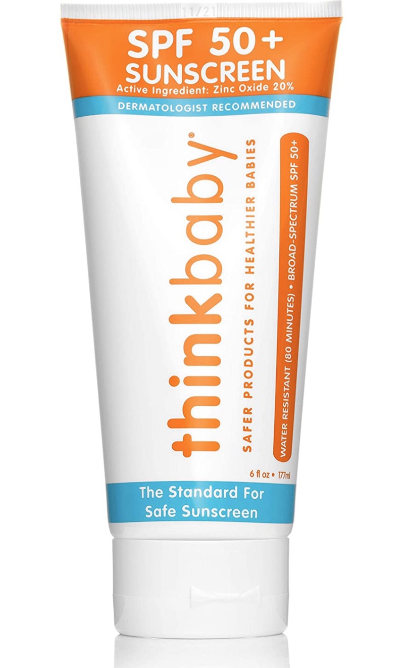 Thinkbaby 儿童安全防晒霜SPF 50+ (6 盎司)