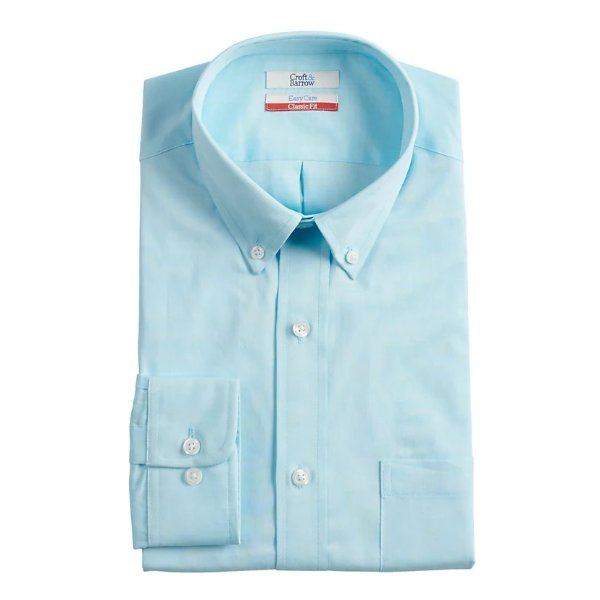 Croft & Barrow Men's Classic-Fit Collar Dress Shirt
