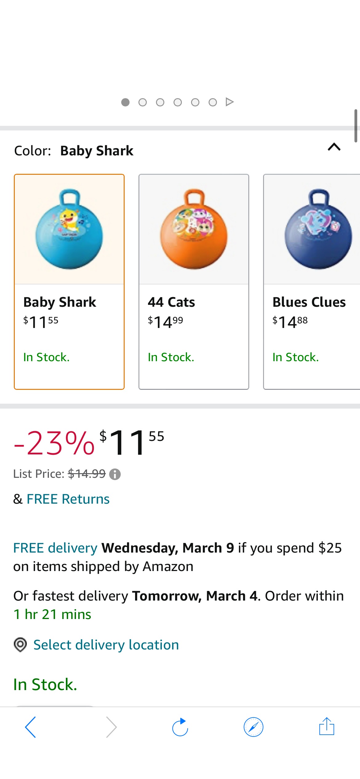 Amazon.com: Hedstrom Baby Shark Hopper Ball, Hop Ball for Kids, 15 Inch : 宝宝鲨鱼跳跳球
