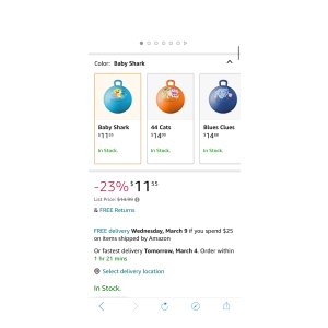$11.55 Amazon.com: Hedstrom Baby Shark Hopper Ball, Hop Ball for Kids, 15 Inch : 宝宝鲨鱼跳跳球
