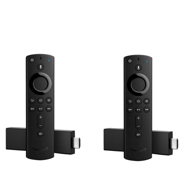 2-pack Fire TV Stick 4K with Alexa and Voice Remote