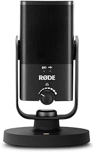 Amazon.com: RØDE NT-USB Mini Versatile Studio-quality Condenser USB Microphone with Free Software for Podcasting, Streaming, Gaming, Music Production, Vocal and Instrument Recording,Black : 