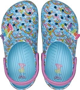 Amazon.com | Crocs Unisex Classic Lisa Frank Clogs, Arctic, Numeric_7 US Men | Mules & Clogs