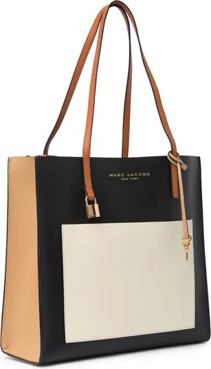 Marc Jacobs Grind Colorblock Leather Tote Bag | Nordstromrack