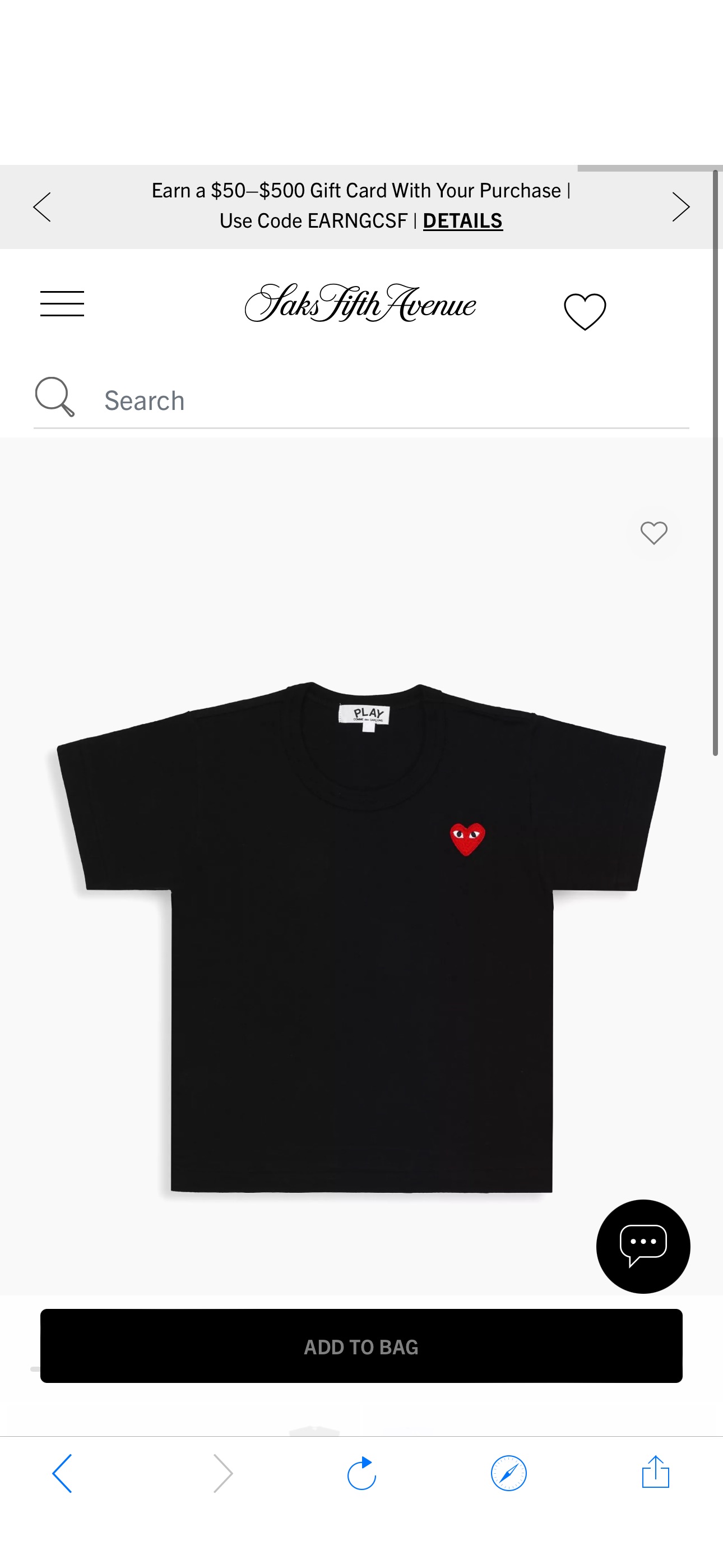 Shop Comme des Garçons PLAY Little Kid's Play Kids Logo T-Shirt | Saks Fifth Avenue