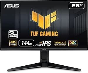 ASUS TUF VG28UQL1A 28" 4K 144Hz HDMI2.1 IPS 显示器