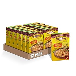 Amazon.com : Old El Paso Cheesy Mexican Rice, 7.6 oz. (Pack of 12) : Packaged Mexican Taco Shells : Grocery &amp; Gourmet Food