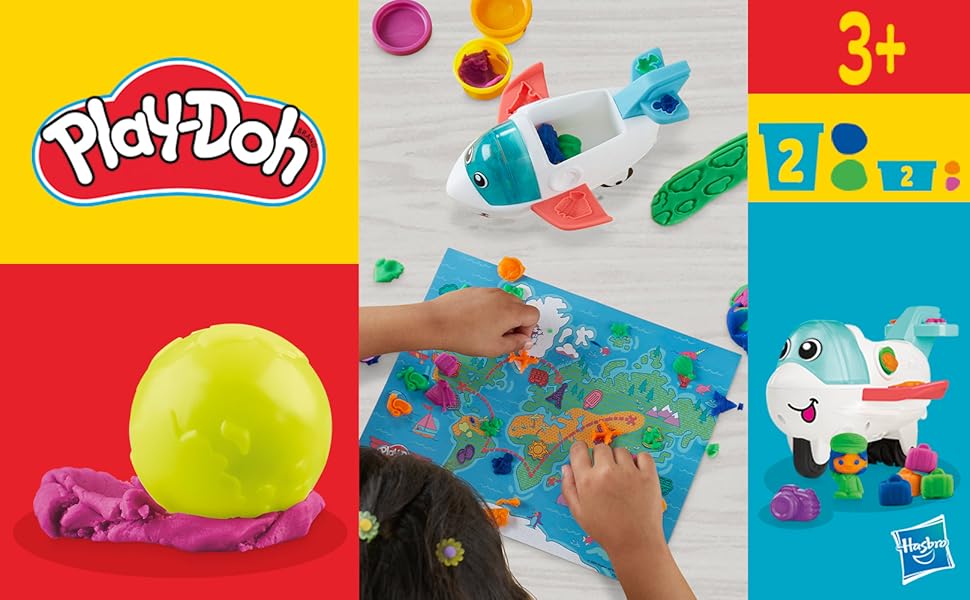 Amazon.com: Play-Doh Airplane Explorer Starter Set, Preschool Toys 