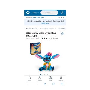 $54.98 LEGO Disney Stitch Toy Building Set, 730 pc. - Sam s Club