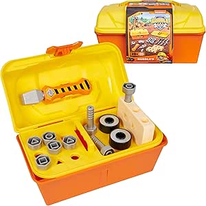 Amazon.com: PAW Patrol - Rubble &amp; Crew, Construction Toolbox, with 4 Piece Kids Tool Set and Building Toys, Pretend Play Kids Toys for Boys &amp; Girls Ages 3 &amp; Up : Toys &amp; Games