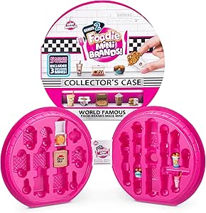 Amazon.com: Mini Brands Foodie Series 2 Collector&#x27;s Case by ZURU Real Miniature Fast Food Brands Collectible Toy, 5 Mystery Brands for Girls, Teens, Adults, Collectors Perfect Stocking 