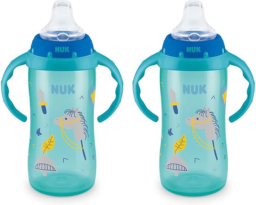 Amazon.com : NUK Learner Cup, 10 oz, 2 Pack, 8+ Months﻿ – BPA Free, Spill Proof Sippy Cup : Baby