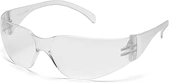 Amazon.com: Pyramex Intruder Safety Eyewear, Clear Frame, Clear-Uncoated Lens : Tools &amp; Home Improvement