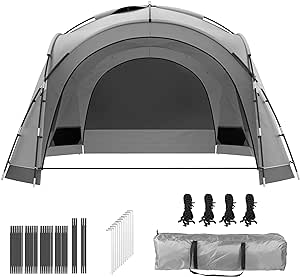 Amazon.com: YITAHOME 10 Person Beach Tent Beach Canopy UPF50+ Dome Tent Rainproof Portable with 2-Pcs Side Walls for Camping Trips, Hiking, Picnics, Party, Backyard Sun Shelter 12 X 12ft (Gr