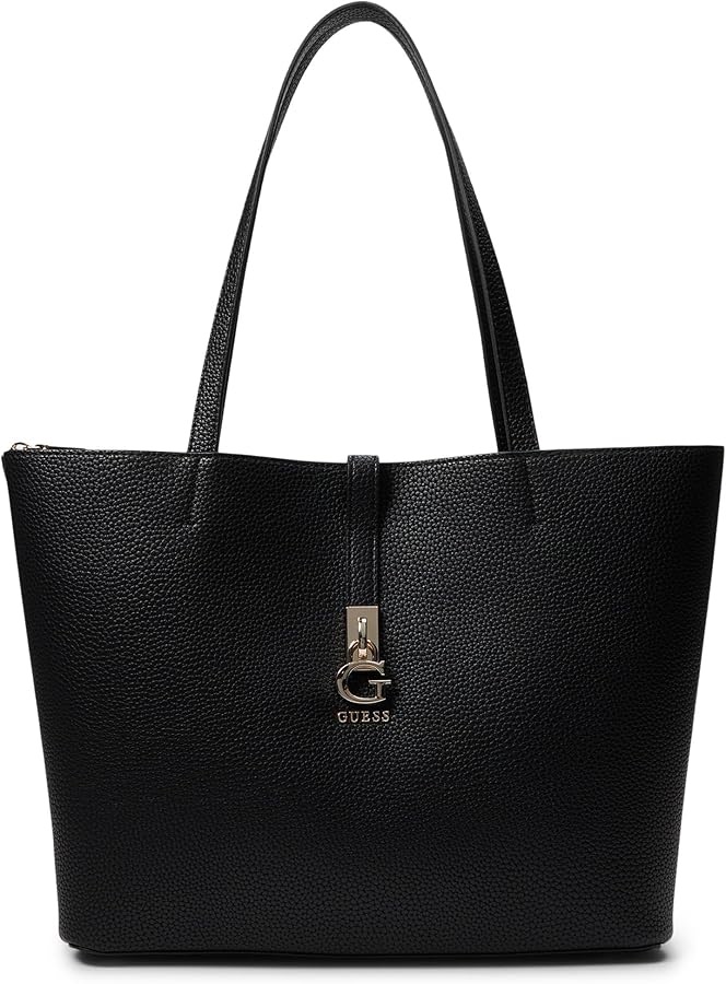 Amazon.com: GUESS Gianessa Elite Tote, Black