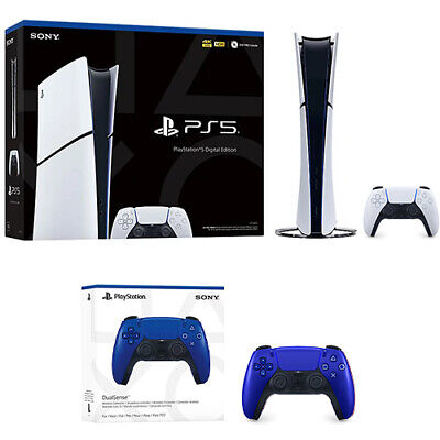 PlayStation 5 Digital Slim Console + PlayStation 5 DualSense Wireless Controller | eBay