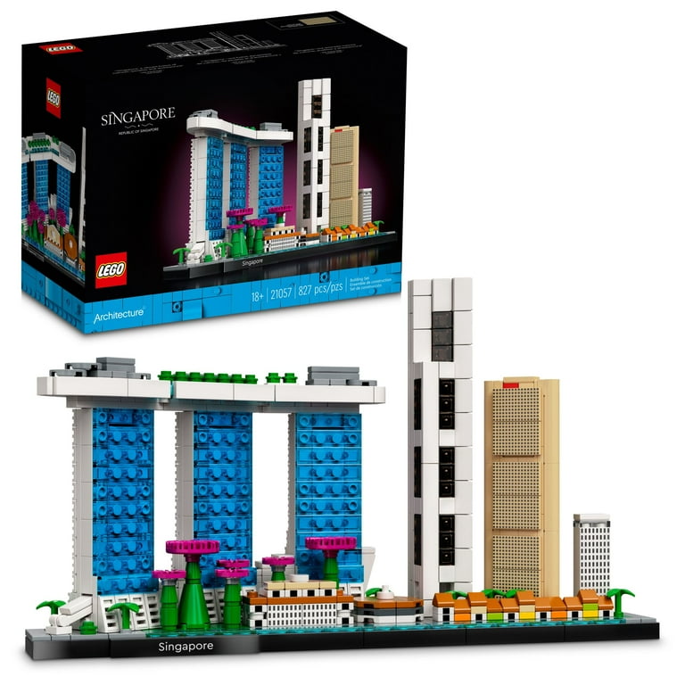 LEGO Architecture 21057 Singapore Skyline Collection Model Kit for Adults - Walmart.com