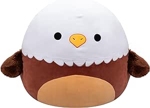 Amazon.com: Squishmallows Original 20-Inch Edward Bald Eagle with Fuzzy Wings - Official Jazwares Jumbo Plush : Toys &amp; Games