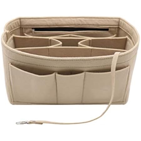 Amazon.com: OPPOSHE Purse Organizer Insert for Handbags, Softened Felt Bag Insert Organizer for Tote, Handbag Organizer Compatible with LV, Coach, MK, Kate Spade, Goyard, Longchamp (Beige, Medium) : C