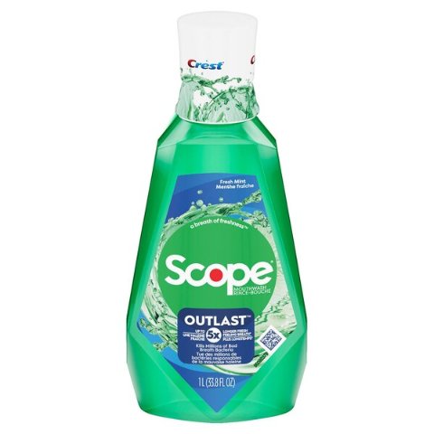 平均$2/瓶白菜价：Scope 漱口水 买2瓶返现$4