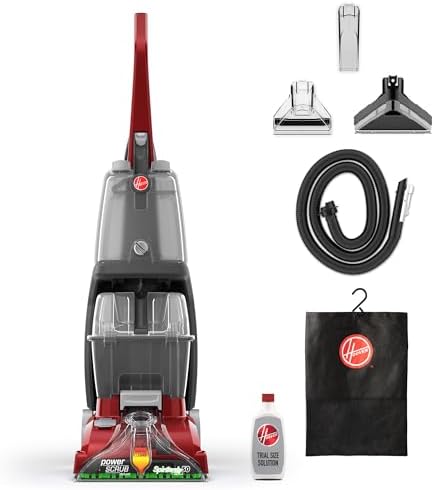 Amazon.com: Hoover PowerScrub Deluxe Carpet Cleaner Machine for Carpet and Upholstery, Deep Cleaning Carpet Shampooer Machine with Multi-Purpose Tools, Pair with Hoover Carpet Cleaner Soluti