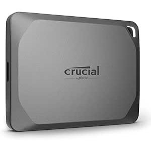 Crucial 2TB X9 Pro USB 3.2 Gen 2 便携移动固态硬盘