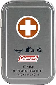 Amazon.com: Coleman All Purpose Mini First Aid Kit - Compact &amp; Affordable Emergency Preparedness with First Aid Assortment - 27 Pieces – Travel Friendly : Health &amp; Household