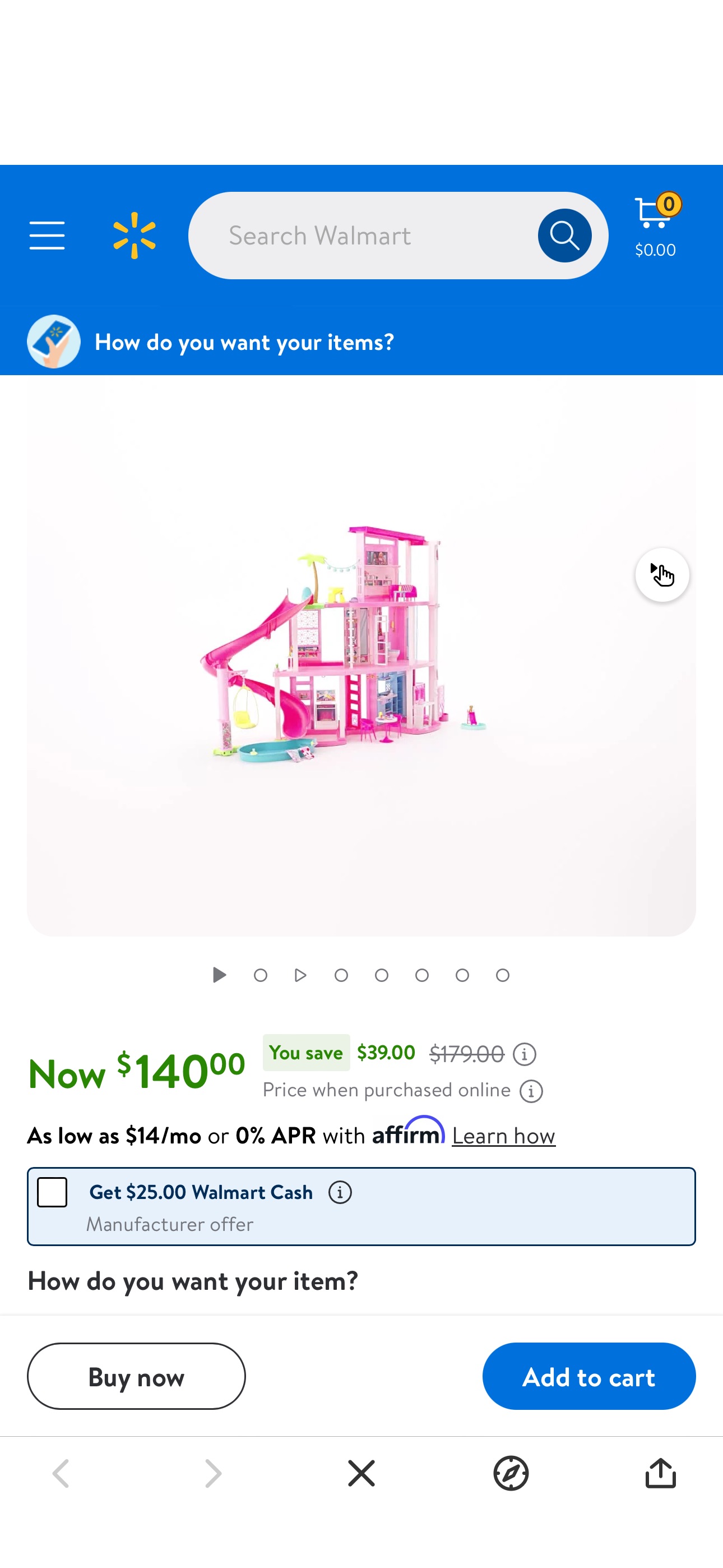 Barbie Dreamhouse Kids Playset with Slide, Deluxe Dollhouse Set, 75+ Accessories, 45in - Walmart.com $25 cash back