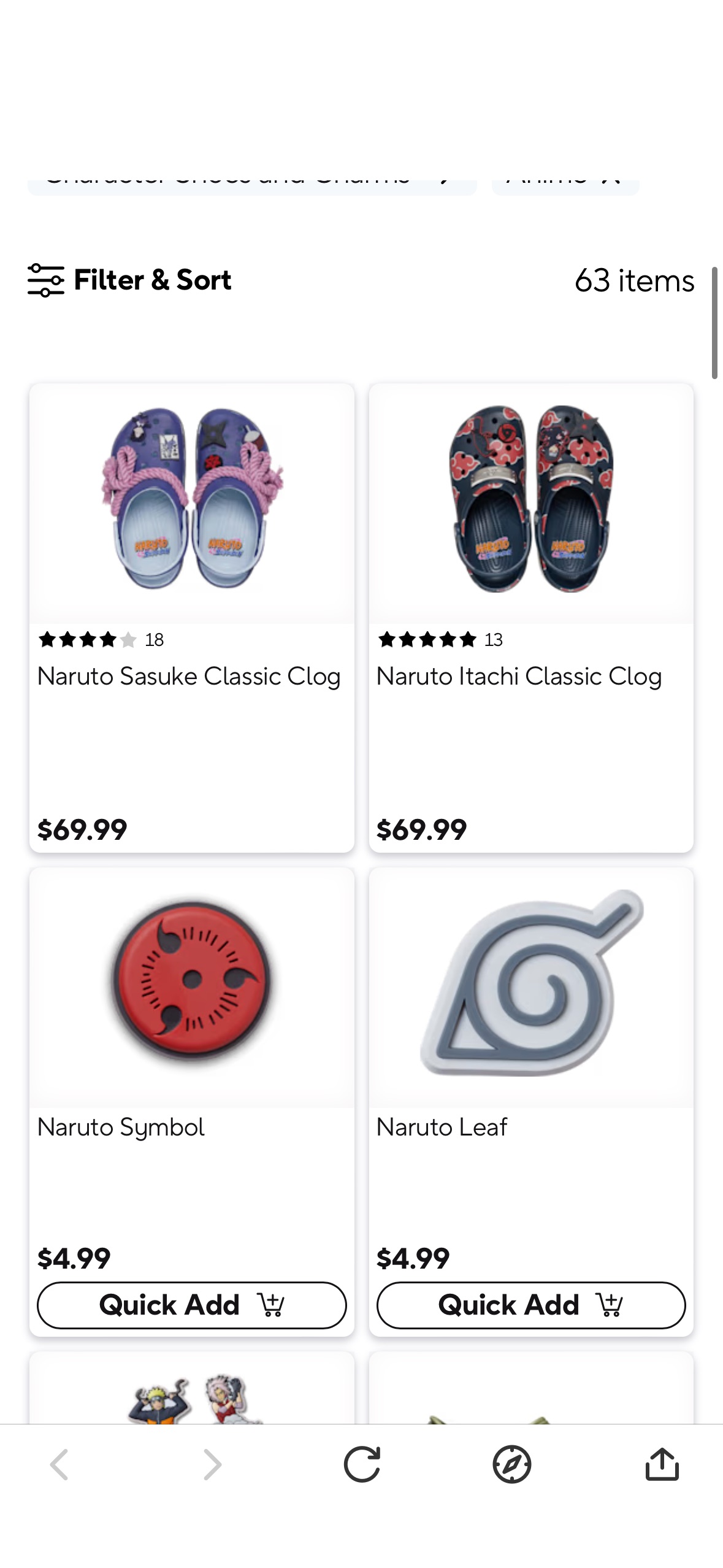 Crocs Naruto returns!