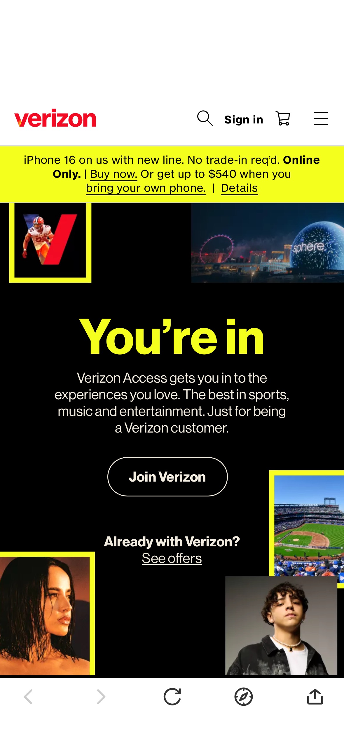 免费迪士尼礼卡 for Verizon Up Rewards Members

log into your account to and click on "Verizon Up". If this freebie is available on your account, you'll see the offer under the 'Rewards' section.