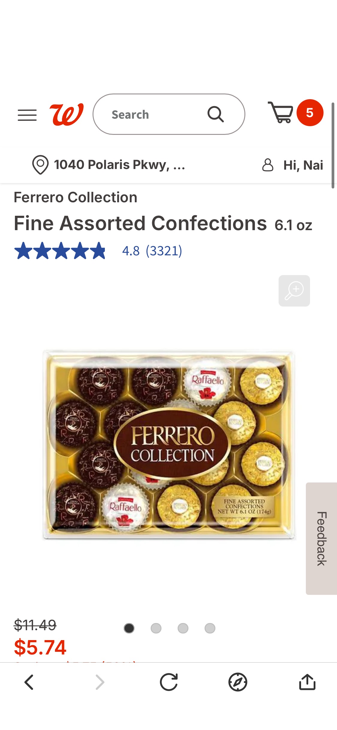 Ferrero Collection Fine Assorted Confections | Walgreens