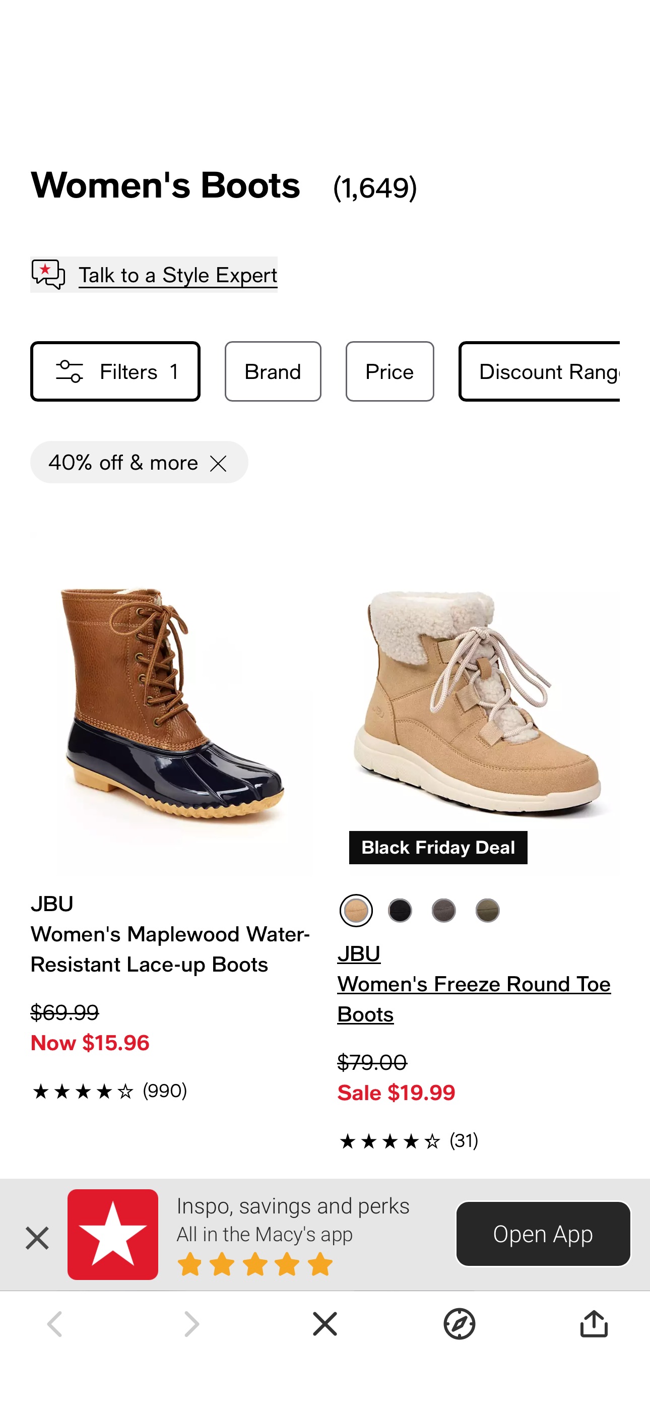 Women's Boots on Sale - Macy's Boots at Macys Starting at $19.99!