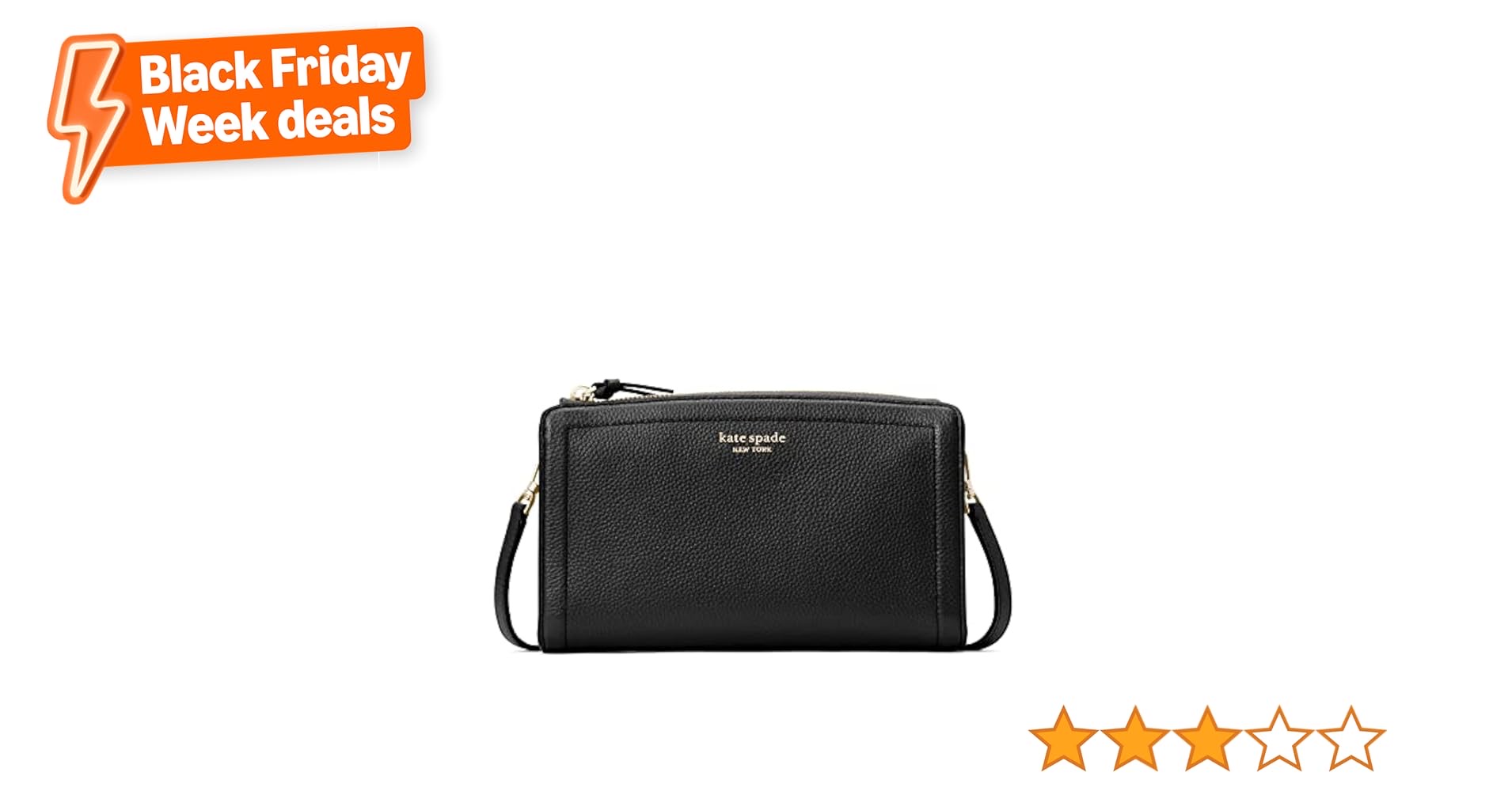 Limited-time deal: kate spade new york Women's Knott Pebbled Leather Small Crossbody