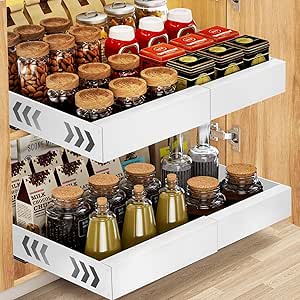 Bifixia Expandable Pull Out Cabinet Organizer