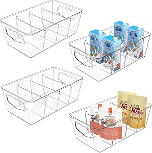 50% OFF Clear Pantry Organization and Storage Bins 