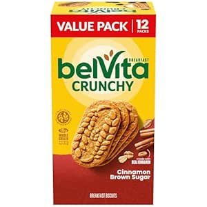 belVita 肉桂红糖口味早餐饼干12盒