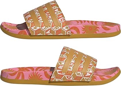 adidas Women's Adilette Comfort Sandals Slide, Semi Pink/Victory Gold/Victory Gold, 6 | Sport Sandals & Slides拖鞋