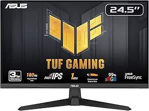 Amazon.com: ASUS TUF Gaming 25” 1080P 游戏显示器 (VG259Q3A)